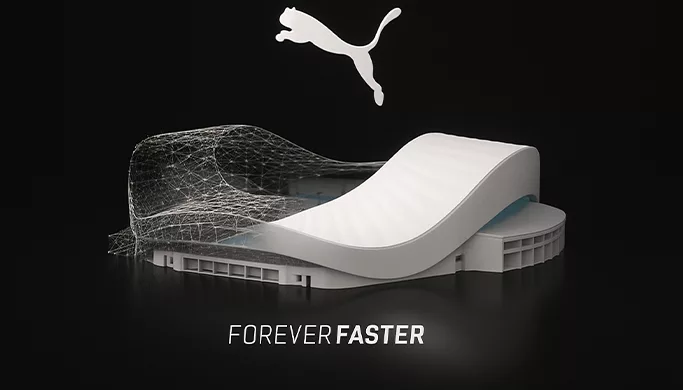 Graphisme professionnel d’une maquette du Stade Orange Vélodrome en construction – création STUDIOM2X pour l’Olympique de Marseille