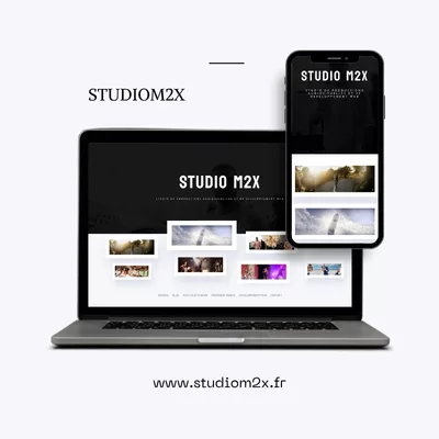 Création de site internet professionnel pour STUDIOM2X à Marseille – design moderne et responsive